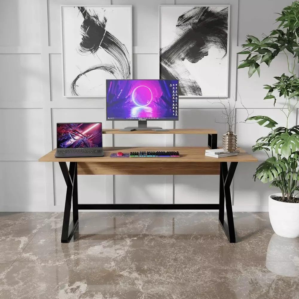 generic-meja-computer-desk-with-monitor-standriser-beige-color-metal-frame-and-engineered-wood-top-for-home-office-rlst05bg_n