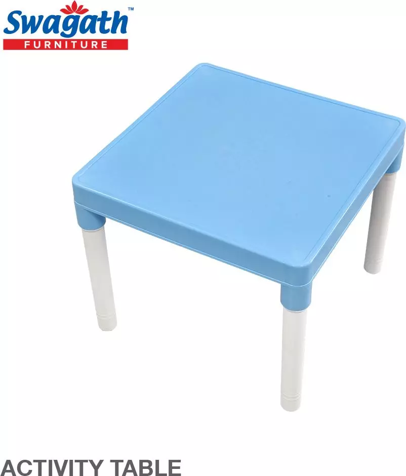 swagath-kids-study-activity-table-square-plastic-glossy-finish-blue-for-home-school-use-activity-pack-of-4-pcs