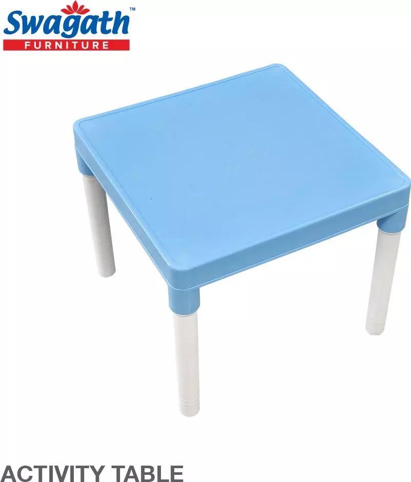 swagath-kids-study-activity-table-square-plastic-glossy-finish-blue-for-home-school-use-activity-pack-of-4-pcs
