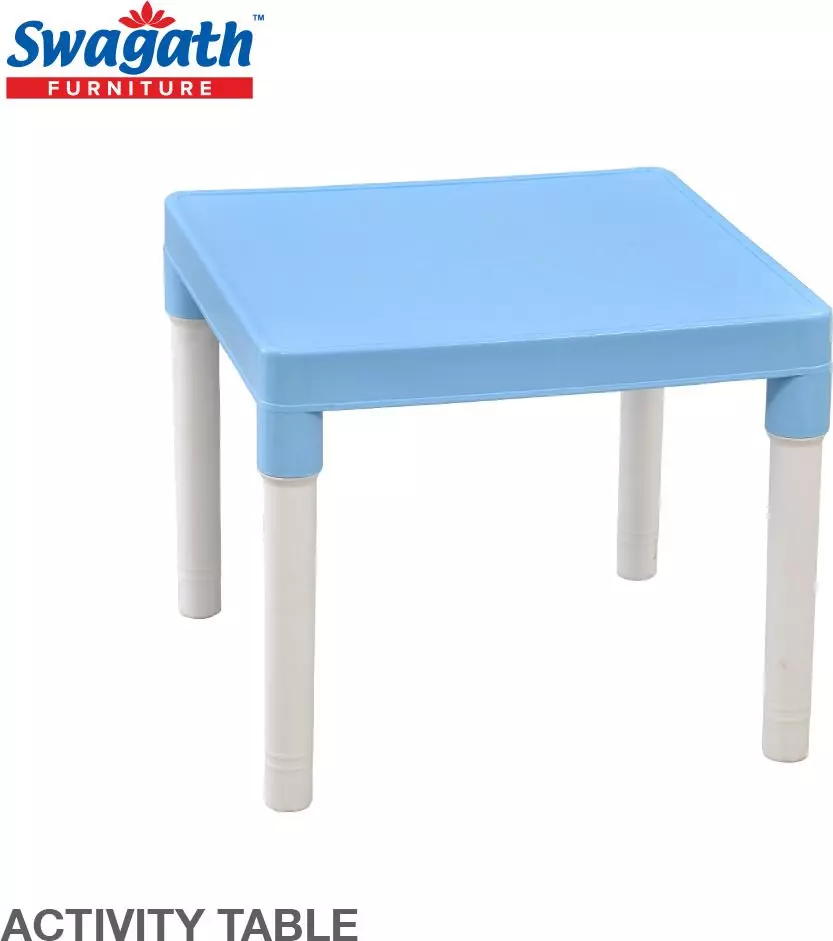 swagath-kids-study-activity-table-square-plastic-glossy-finish-blue-for-home-school-use-activity-pack-of-4-pcs