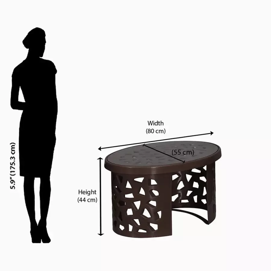 nilkamal-crystal-plastic-centre-table-elliptical-shaped-knockdown-for-indoor-and-outdoor-use-brown-color