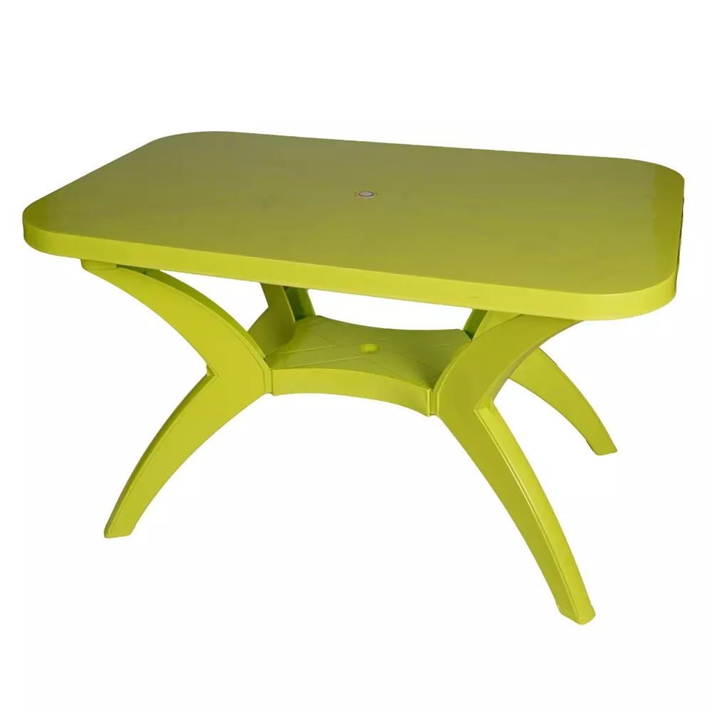 Mango PARTY Dining Table Polypropylene Plastic 762x1219.2x711.2 mm Citrus Green