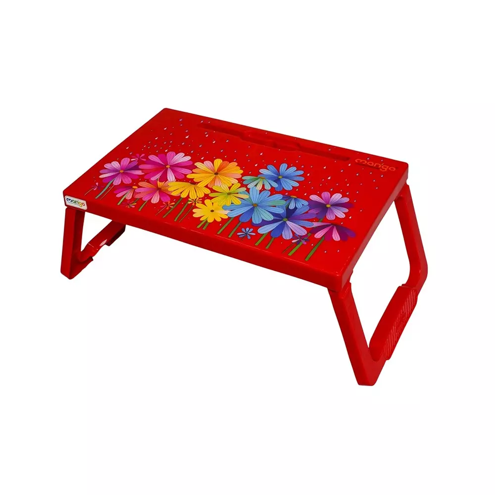 Mango WONDER Centre Table Mystic Red Flower Rectangular for Indoors & Outdoors
