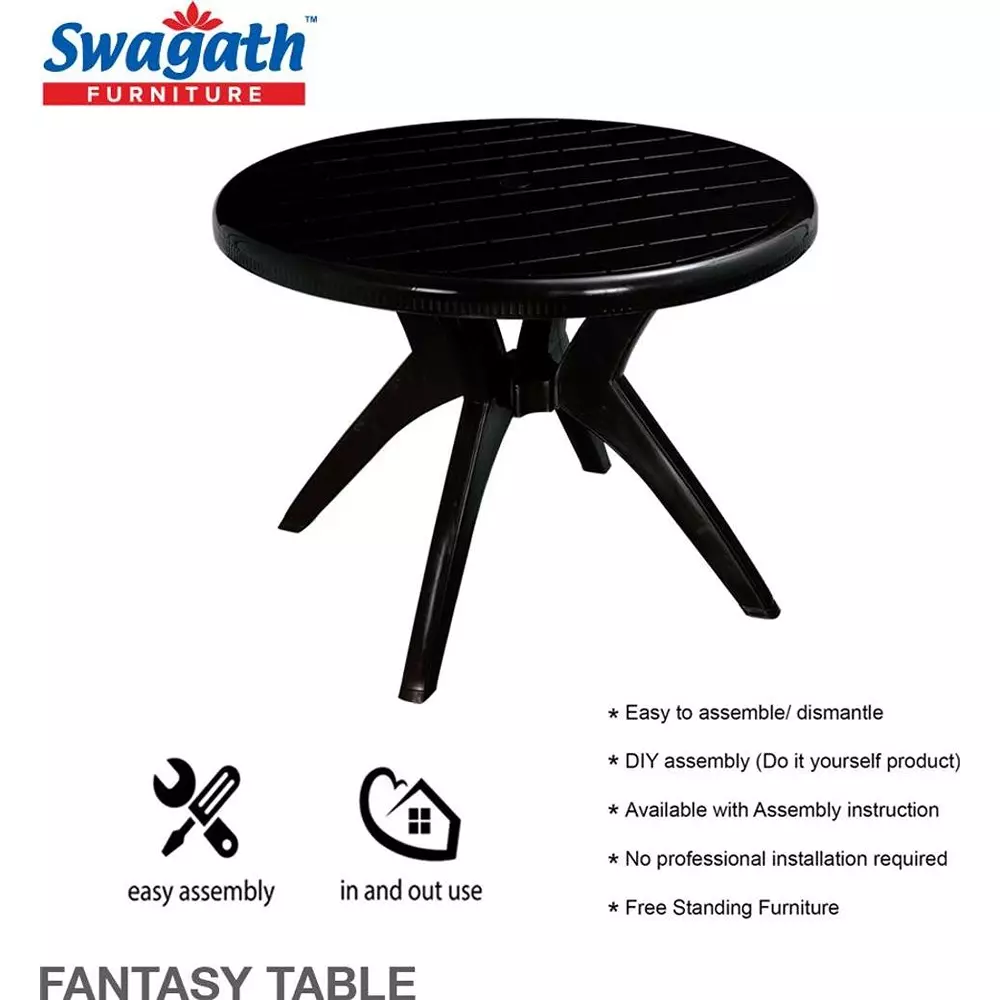 swagath-cross-leg-dining-table-round-shape-100x72-cm-black-4-seater-for-home-garden-cafeteria-use-fantasy