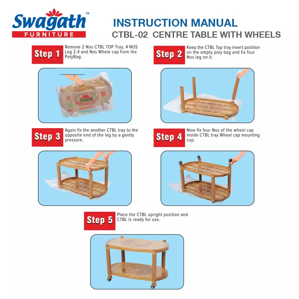 swagath-sandal-wood-plastic-coffee-table-for-cafe-home-and-living-room-set-of-3