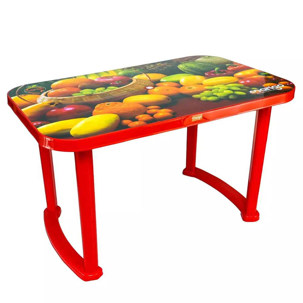 Mango Deluxe BUFFET (FRUIT) Dining Table 762x1219.2x711.2 mm, Mystic Red