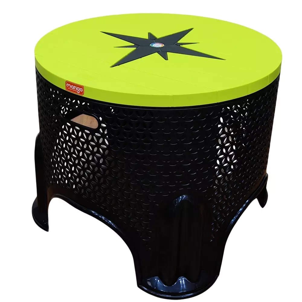 Mango TOKYO Centre Table Polypropylene Plastic 584.2x584.2x482.6 mm Citrus Green