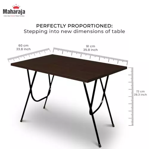 maharaja-premium-taxture-multifunction-folding-table-wooden-with-x-shaped-metal-legs-dark-brown