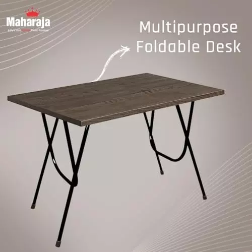 maharaja-premium-taxture-multifunction-folding-table-wooden-with-x-shaped-metal-legs-light-grey