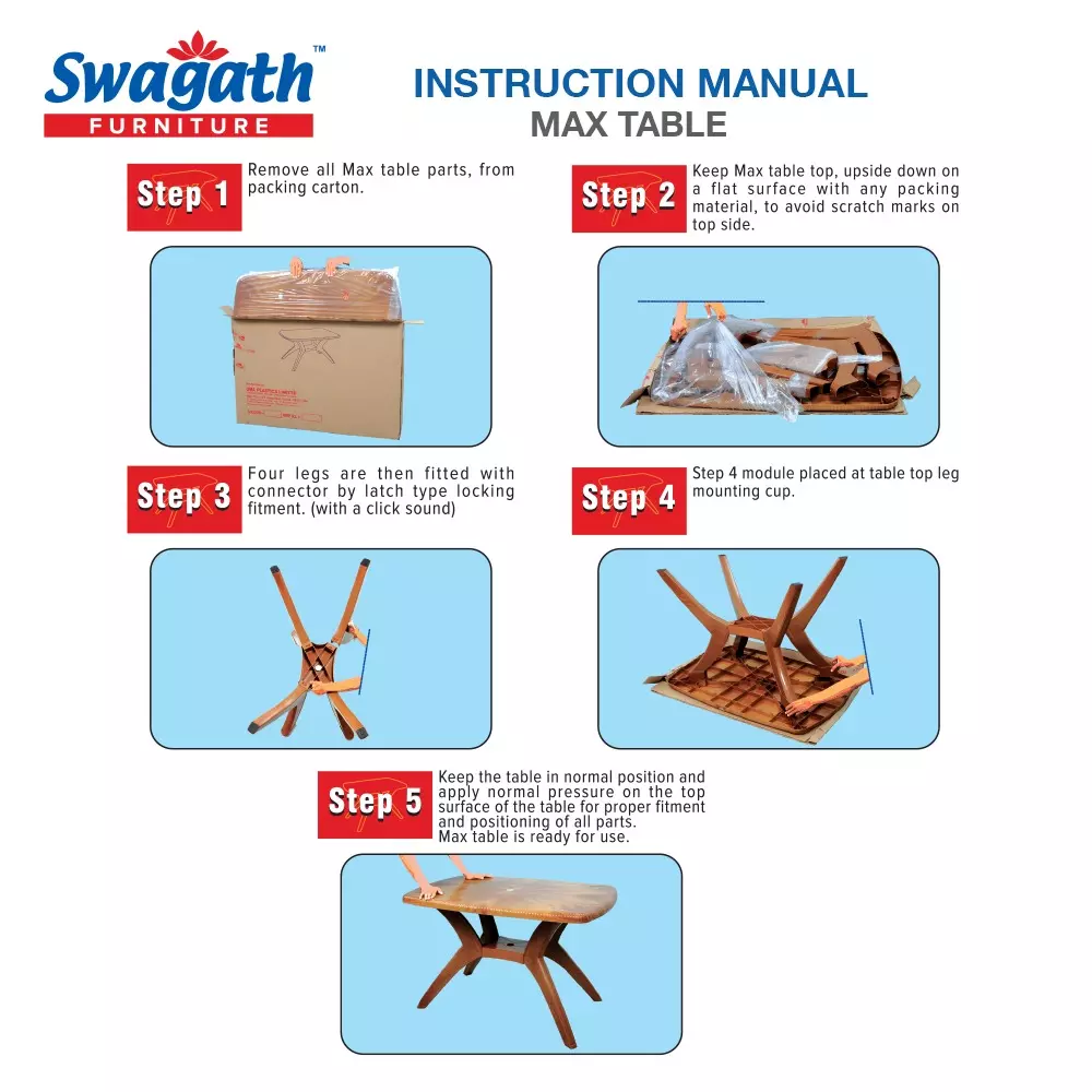 swagath-cross-leg-dining-table-square-shape-114x745x725-cm-teak-wood-4-seater-for-home-garden-cafeteria-use-max