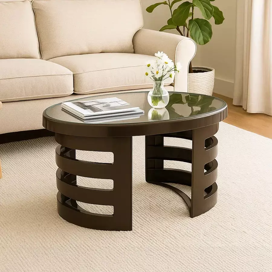 nilkamal-center-table-with-glass-top-season-rust-brown-color