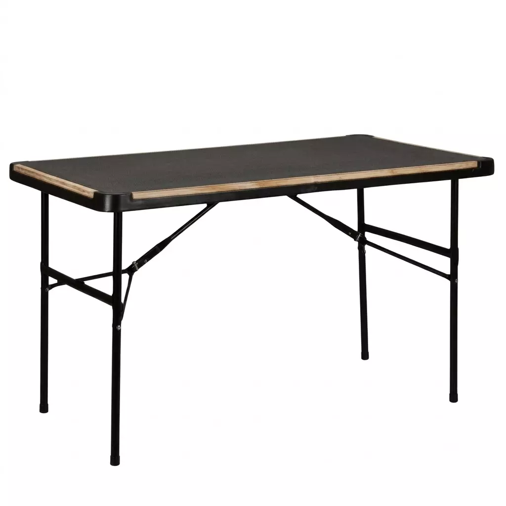 Nilkamal Feast Armless Table Rectangular Powder Coated Dark Brown Plastic - High Density Polyethylene (HDPE) 122x76.2x75 cm for Home & Office Use, 1220 762