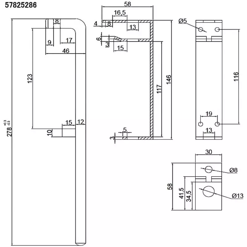 monotaro-gate-drop-bolt-stainless-steel-280-mm-280