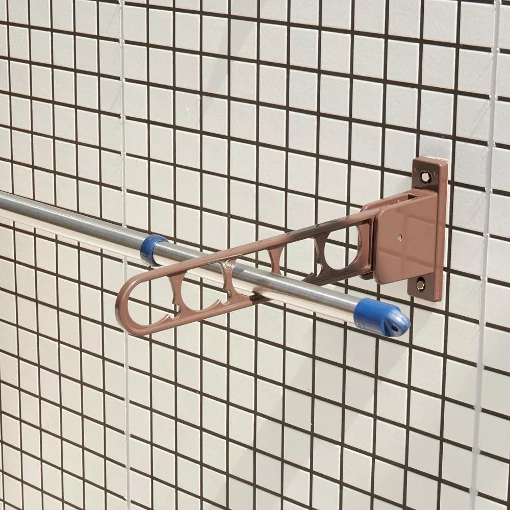 monotaro-clothesline-wall-mounting-bronze-wall-mounted-type-450-mm-overall-length-m450b