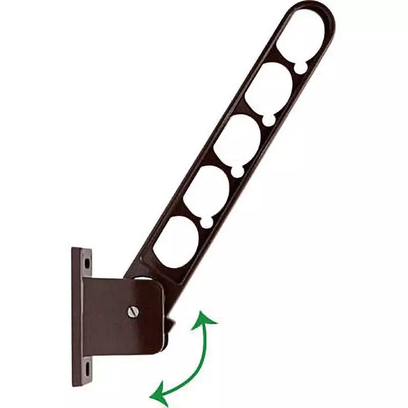 monotaro-clothesline-wall-mounting-bronze-wall-mounted-type-450-mm-overall-length-m450b