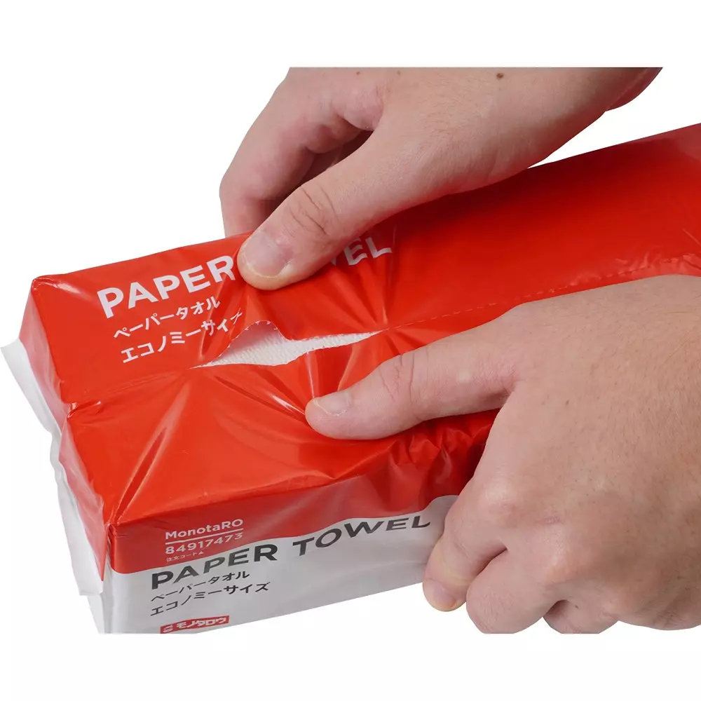 monotaro-paper-hand-towel-sheet-size-220x170-mm-basis-weight-350-gm-economy-pack-of-40-box