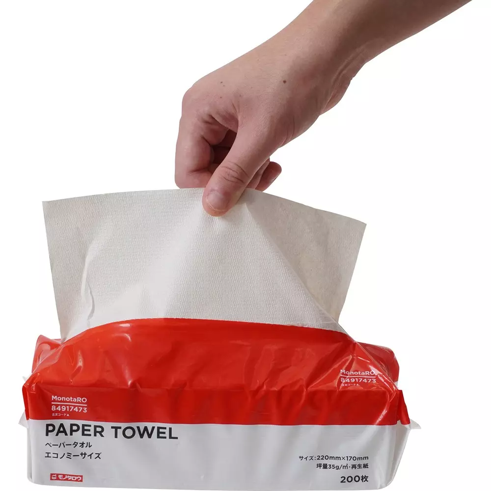 monotaro-paper-hand-towel-sheet-size-220x170-mm-basis-weight-350-gm-economy-pack-of-40-box