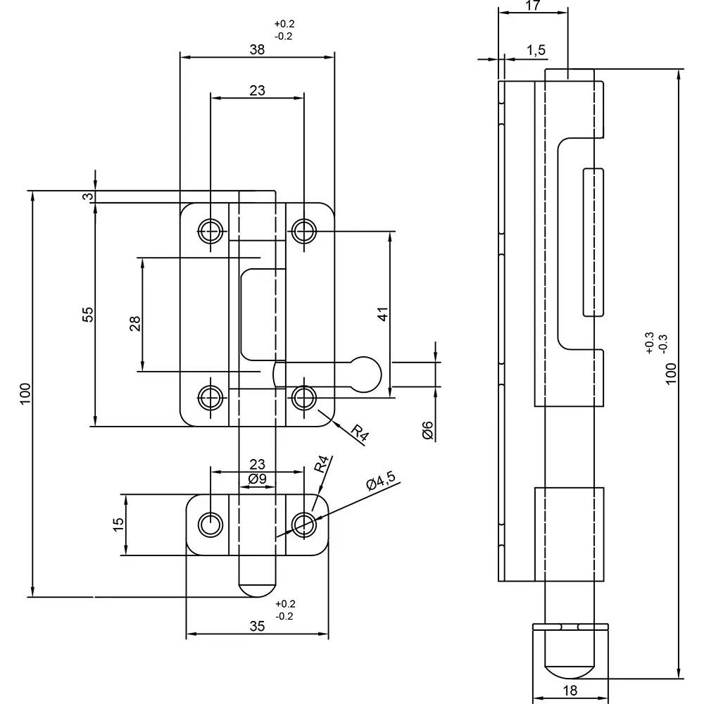 monotaro-gate-drop-bolt-stainless-steel-9x100-mm-9x100