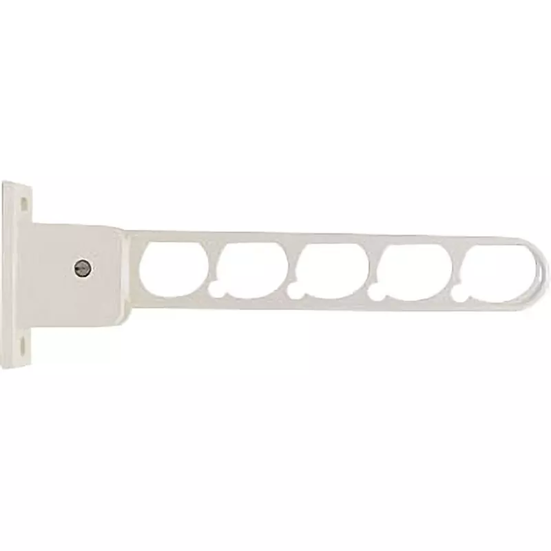 MonotaRO Clothesline Wall Mounting White Wall mounted type 450 mm Overall Length, M450S