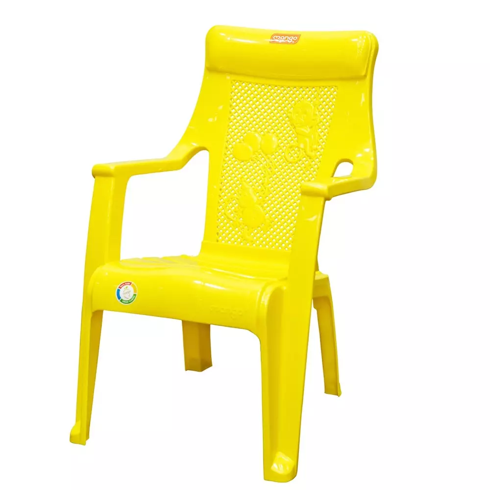 Mango CHIMPU Baby Chair with Armrest Polypropylene Plastic 457.2x381x584.2 mm Mango Yellow