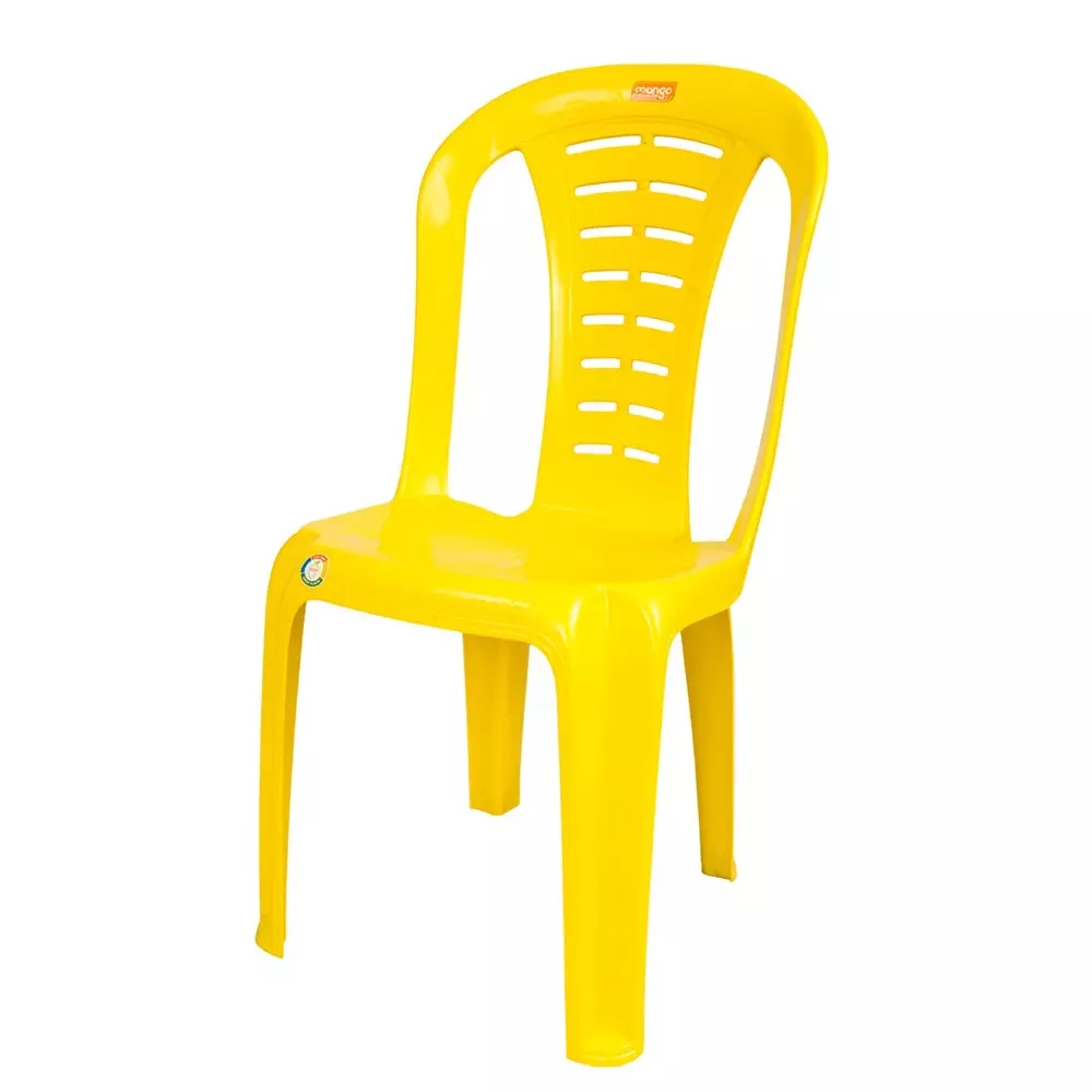 Mango BIDAI Armless Chair 508x431.8x889 mm Mango Yellow for Indoors & Outdoors