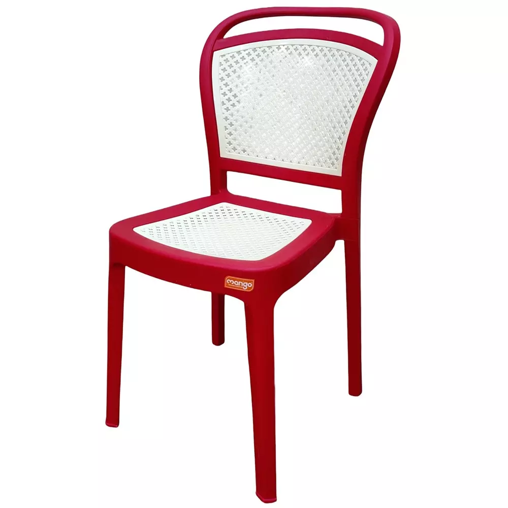 Mango SINGER Armless Chair 558.8x381x838.2 mm Mystic Red for Indoors & Outdoors