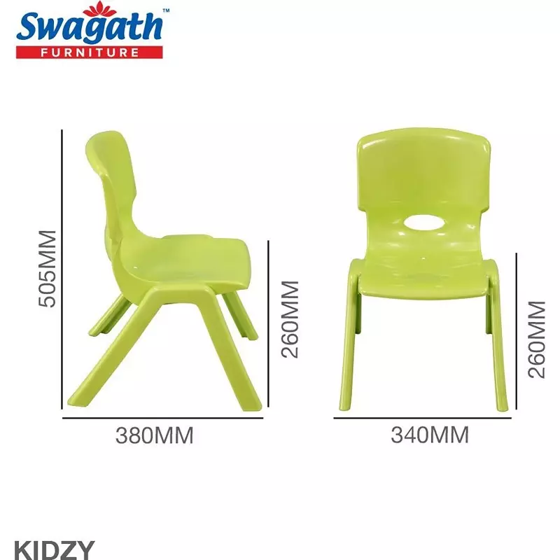 swagath-comfortable-kids-plastic-chair-withot-armrest-green-color-kidzy