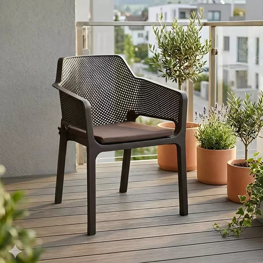 nilkamal-captain-armrest-chair-with-leatherette-cushion-season-rust-brown-color