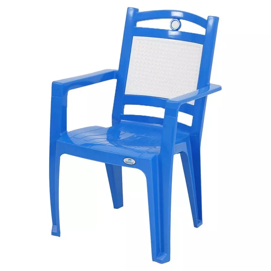 nilkamal-premium-plastic-armrest-chair-125-kg-weight-capacity-deep-blue-and-milky-white-color