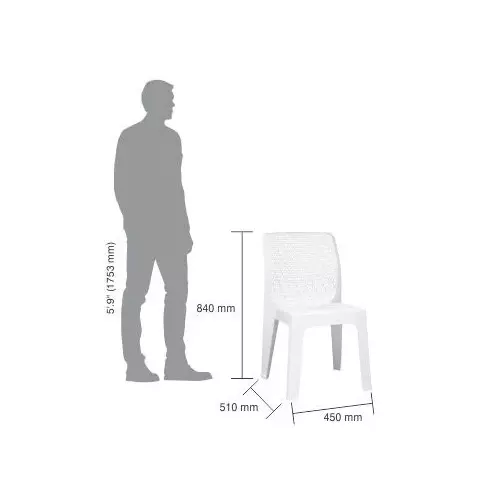 italica-oxy-series-plastic-armless-chair-white-color-5205