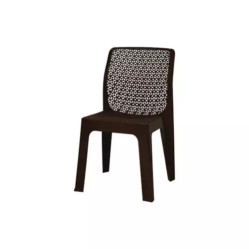 italica-oxy-series-plastic-armless-chair-brown-color-5205