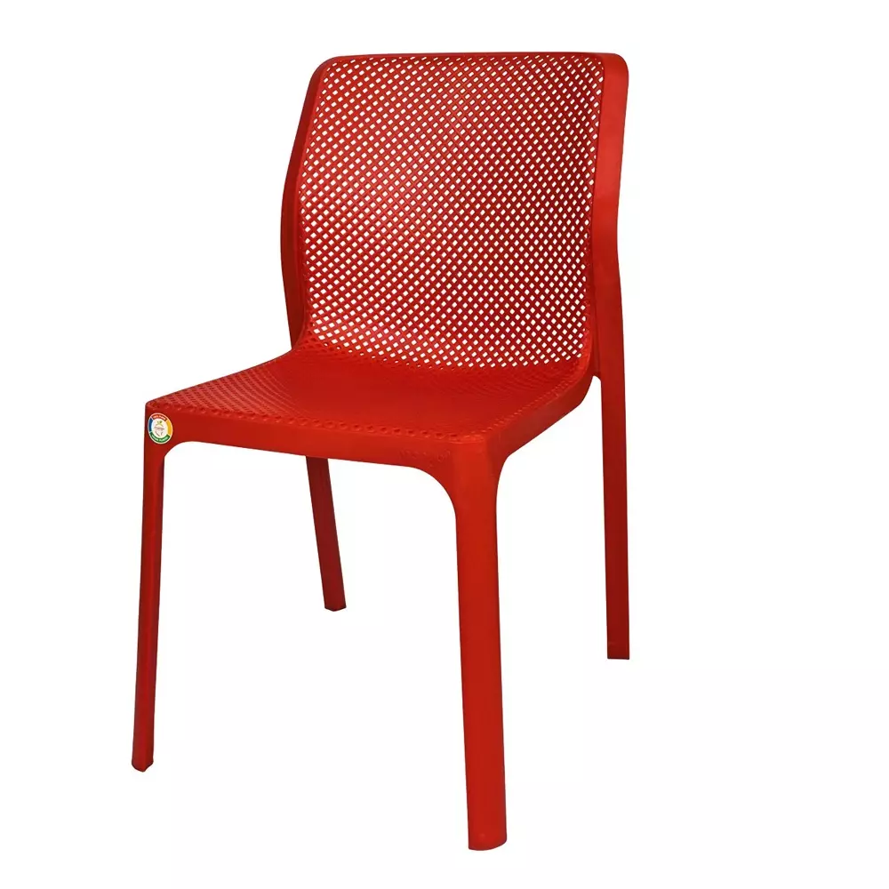 Mango Premium BELLA Monobloc Chair Glass Filled Plastic 533.4x406.4x838.2 mm Red