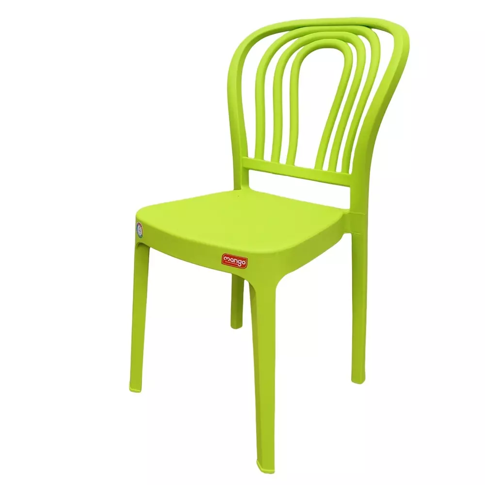 Mango SCOOP Armless Chair 558.8x381x838.2 mm Citrus Green for Indoors & Outdoors