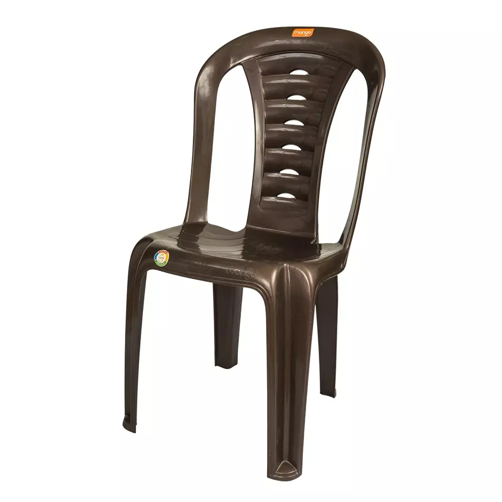 Mango SANGEET Armless Chair 508x431.8x889 mm Weather Brown for Indoors & Outdoors