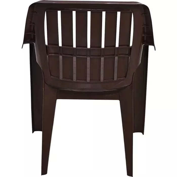 swagath-plastic-chair-with-armrest-saddle-brown-color-for-cafe-home-and-office-megacare-pack-of-2-pcs