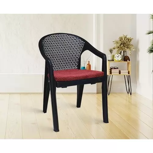 italica-oxy-series-plastic-arm-rest-chair-with-cushion-black-color-5202-luxury