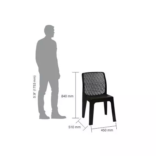 italica-oxy-series-plastic-armless-chair-black-color-5205