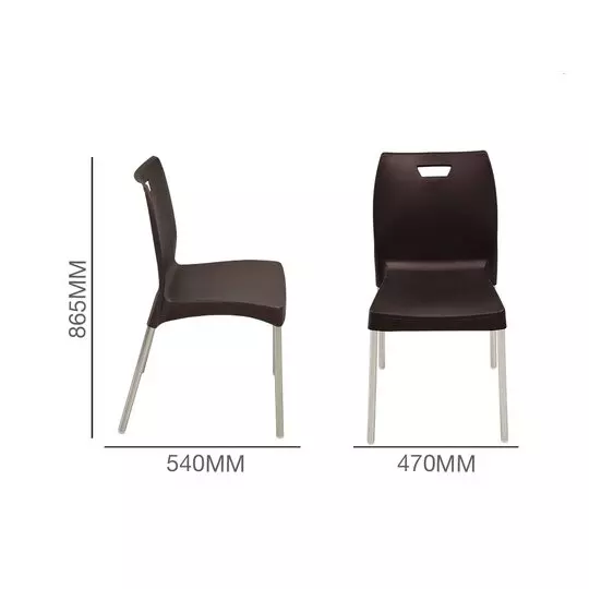 swagath-dining-chair-plastic-primary-material-stainless-steel-leg-material-pre-assembled-type-saddle-brown-color-mintela-sb-4-pack-of-4-pcs