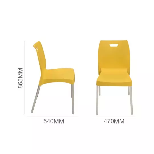 swagath-dining-chair-plastic-primary-material-stainless-steel-leg-material-pre-assembled-type-yellow-color-mintela-yl-4-pack-of-4-pcs