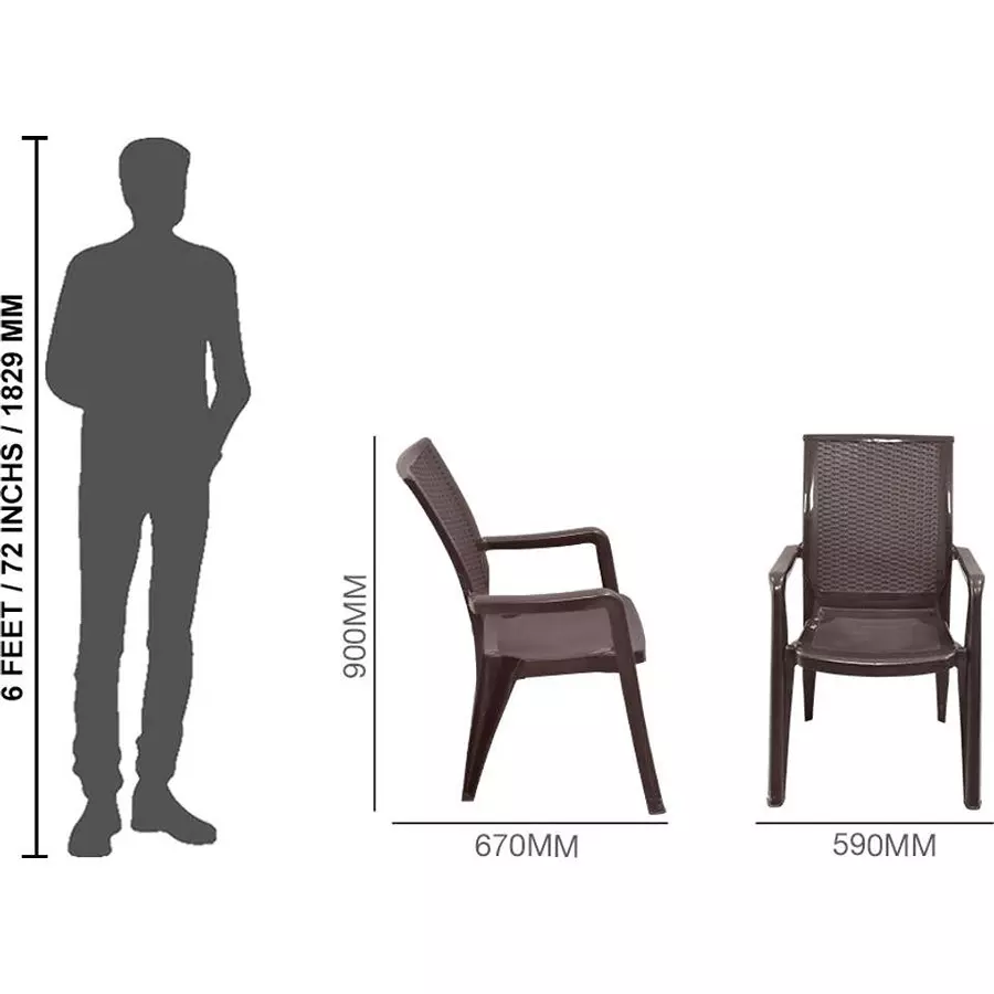 swagath-duratex-chair-with-arm-rest-plastic-saddle-brown-90x59x67-cm-size-for-cafe-home-office-use-duratex-sb-2-pack-of-2-pcs