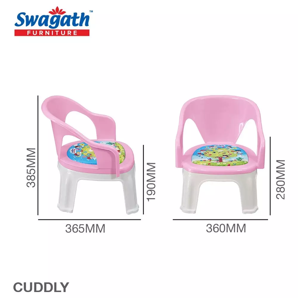 swagath-cuddly-kids-armrest-plastic-chair-30-kg-load-capacity-pre-assembled-type-pink-color-cuddly-t-pp-2-pack-of-2-pcs