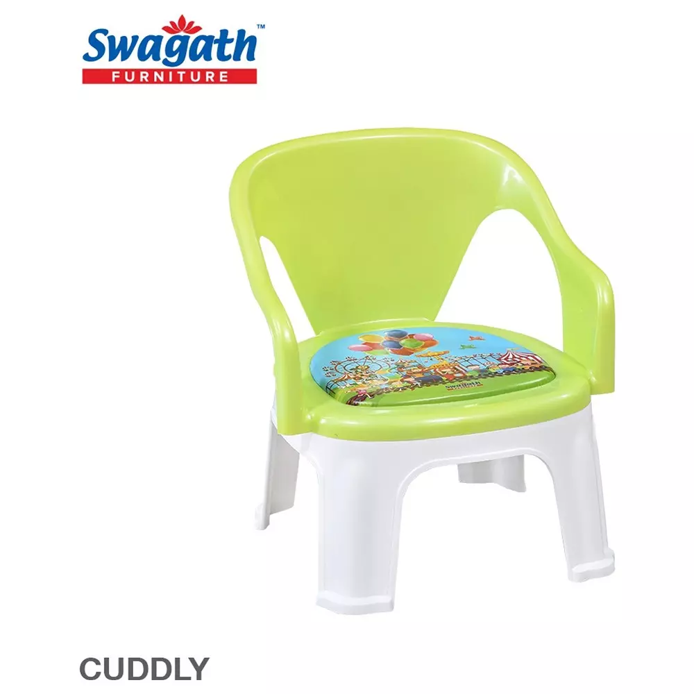swagath-cuddly-kids-armrest-plastic-chair-30-kg-load-capacity-pre-assembled-type-green-color-cuddly-p-agrn-2-pack-of-2-pcs