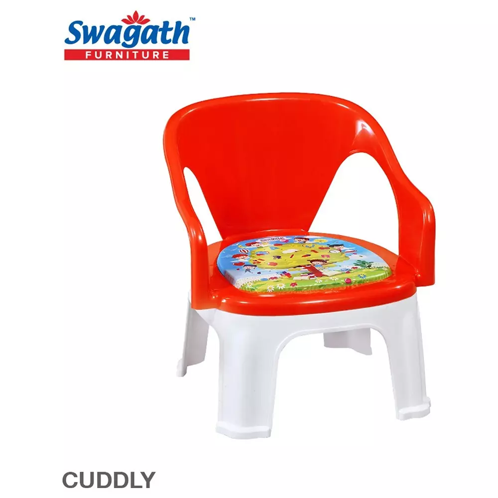 swagath-cuddly-kids-armrest-plastic-chair-30-kg-load-capacity-pre-assembled-type-red-color-cuddly-t-br-6-pack-of-6-pcs