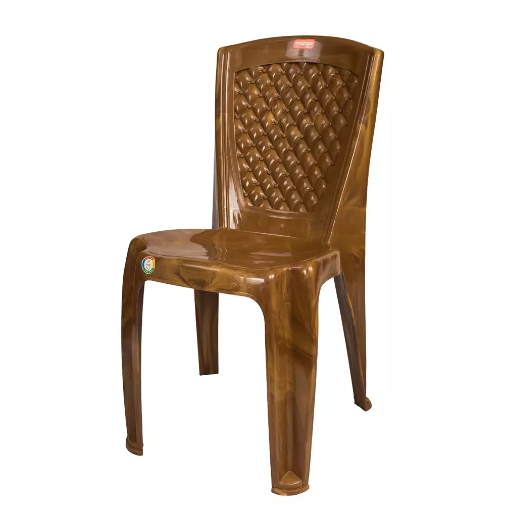 Mango BLOSSOM Armless Chair 533.4x381x863.6 mm Sandal Wood for Indoors & Outdoors
