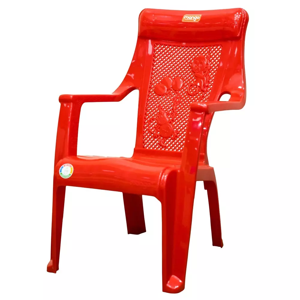 Mango CHIMPU Baby Chair with Armrest Polypropylene Plastic 457.2x381x584.2 mm Mystic Red