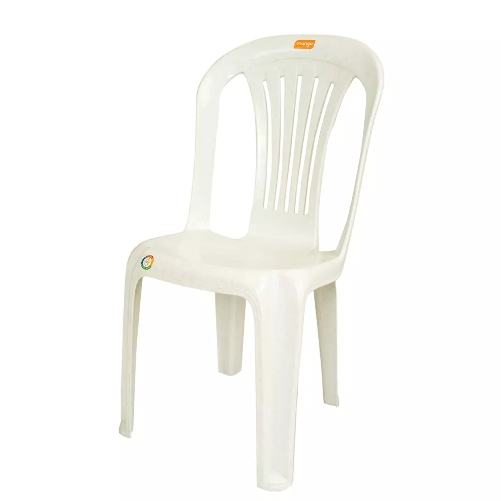 Mango SHAHNAI Armless Chair 508x431.8x889 mm Marrble Grey for Indoors & Outdoors