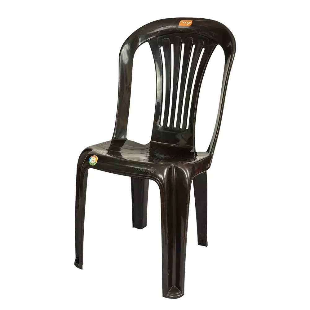 Mango SHAHNAI Armless Chair 508x431.8x889 mm Cherry Black for Indoors & Outdoors