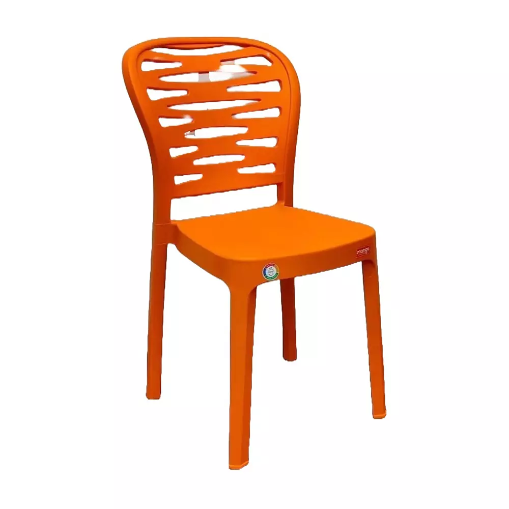 Mango SUSHI Armless Chair 558.8x381x838.2 mm Orange for Indoors & Outdoors