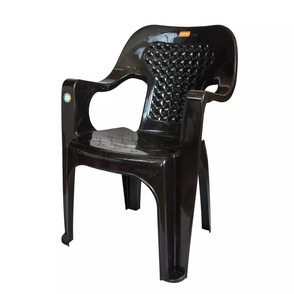 Mango Medium SWIZZ Plastic Chair with Armrest 584.2x584.2x863.6 mm, Cherry
