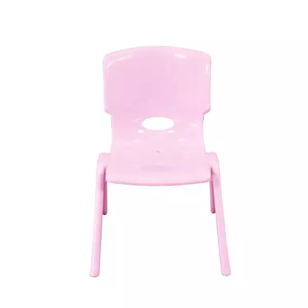 Swagath Comfortable Kids Plastic Chair Without Armrest Pink Color, Kidzy